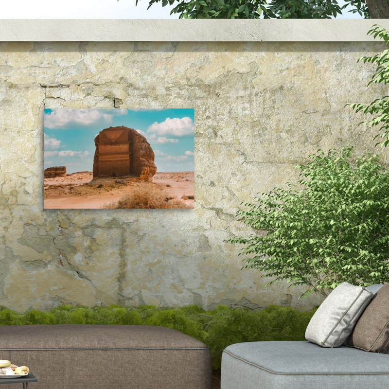 Rouleau bolognais «Qasr Alfarid U Omop» sur toile, H 22 po x l 32 po