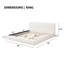 Lit plateforme tapissier Minimalist-123862950