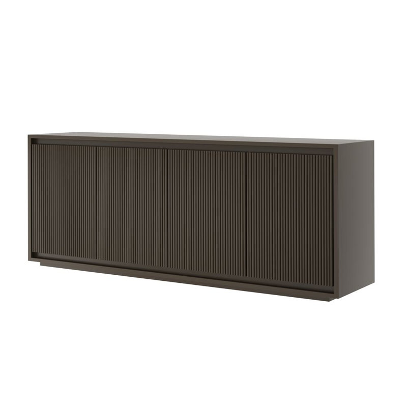 Ember Console Table, 72", Black Truffle