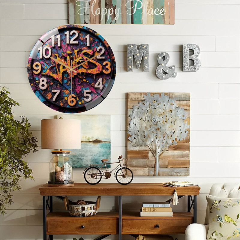 Horloge murale 12 po