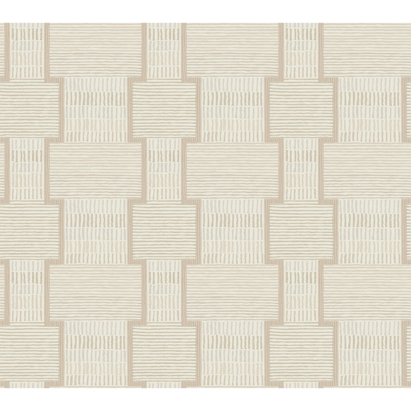 Geometric Wallpaper Roll, Pink