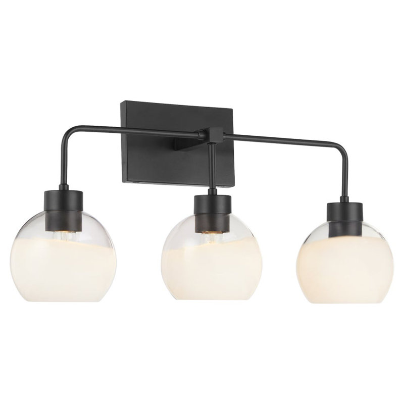 Éclairage pour meuble-lavabo 3 lumières Birdena, Matte Black