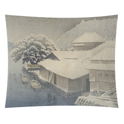 Tapisserie murale «Magallanes Evening Snow at Ishinomaki»