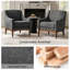 Fauteuil Arshanti avec pieds en bois massif-76353533