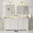 Molly Tempered Glass and Metal Framed French Cleat Mounted Wall Bathroom / Vanity Mirror-86849823-86873722-120985719
