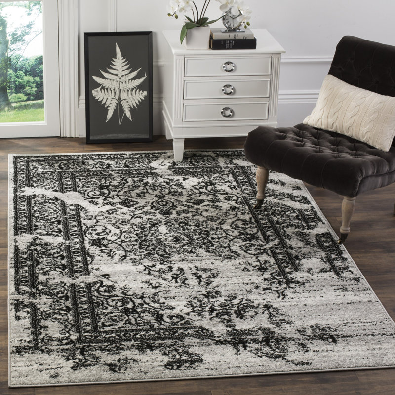 Eslinger Oriental Hand Woven Area Rug, Rectangle 155 x 229 cm