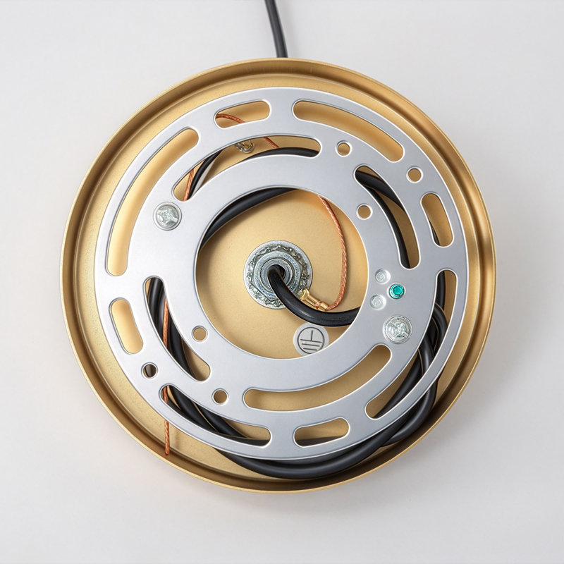 1 Pendant, Brushed Gold