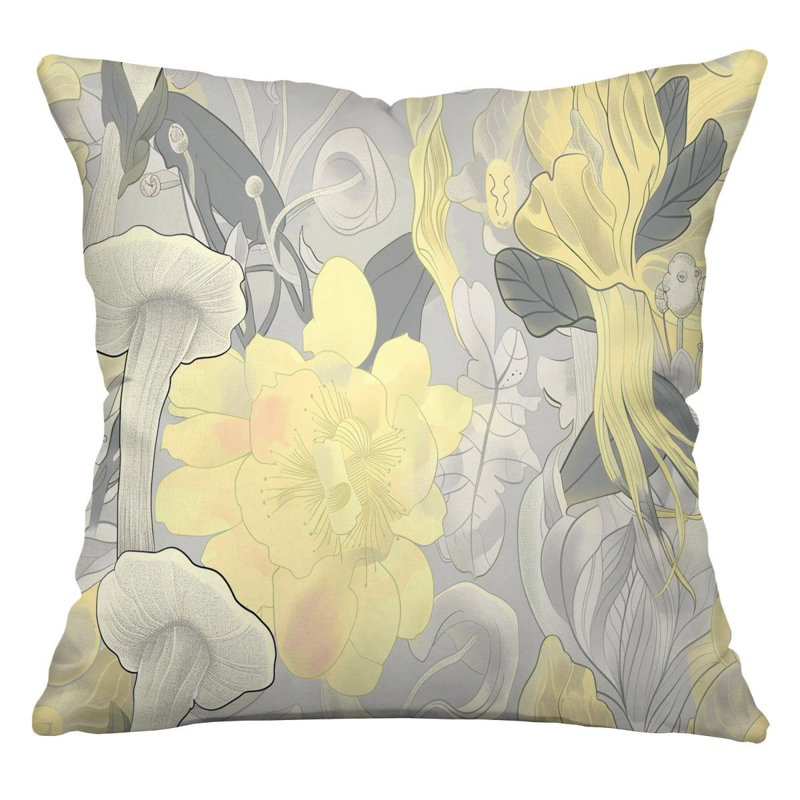Coussin Botanical, H 26 po x l 26 po