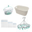 Polypropylene Laundry Room Organizer-116193441