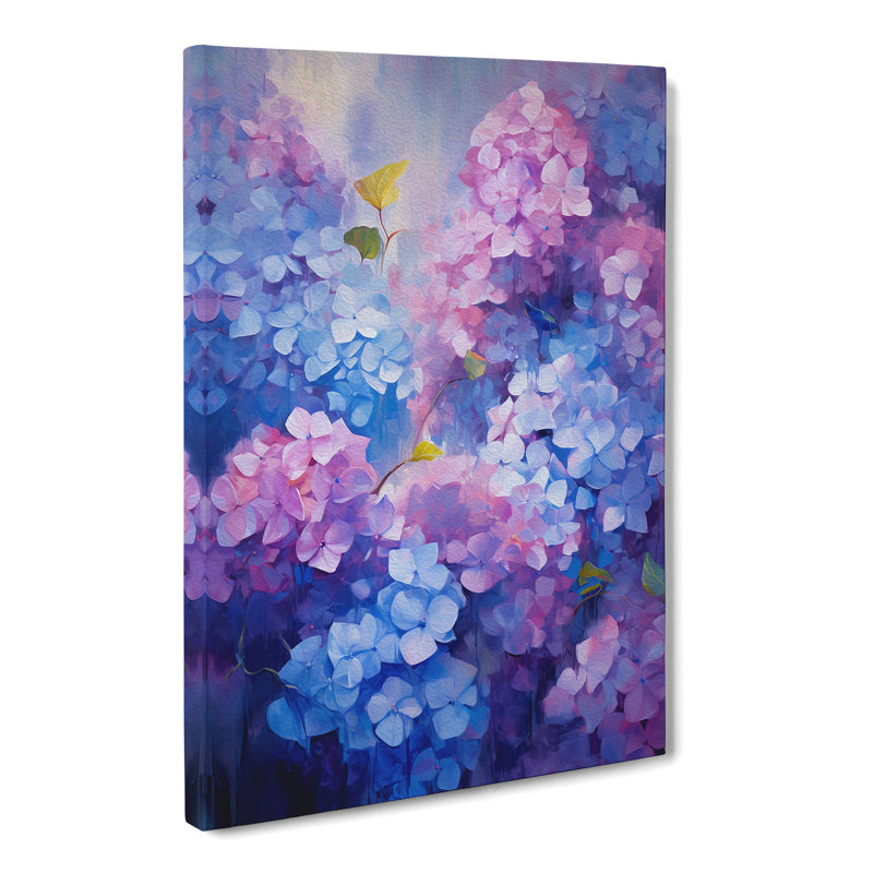 Hydrangea Modern - Wrapped Canvas, 60cm H x 40cm W x 3cm D