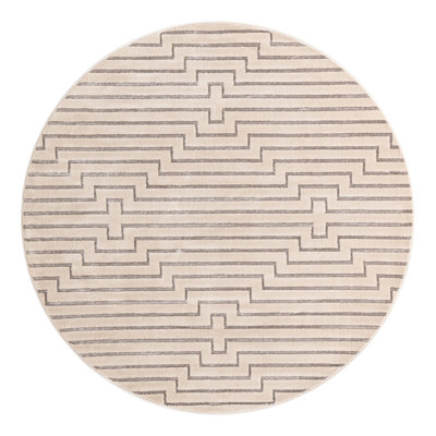 Latitude Run® Mirage Novica Rug White and Silver