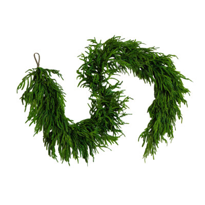 10Ft. Artificial Real Touch Norfolk Island Pine Garland With Natural Look
