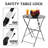 3-Piece Folding Patio Bistro Set – No Assembly, Water-Resistant Metal, Easy Storage -1775182706