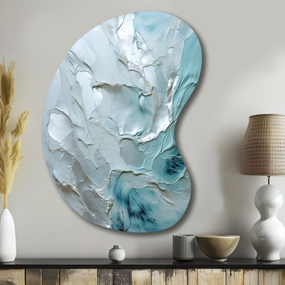 Leta - Abstract Landscapes Boom Shape Metal Wall Sculpture