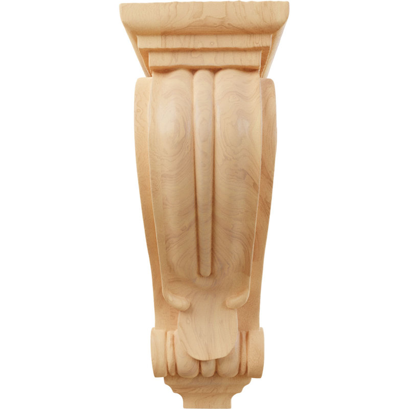 Large Classical Corbel, Red Oak