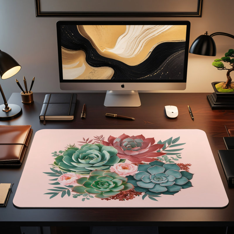 Polyester Desk Pad, 23.6x13.8