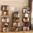 5 Tier Rotating Bookshelf, 360° Rotating Bookcase For Small Space, Corner Bookcase For Bedroom, Living Room, Study Room-139309059