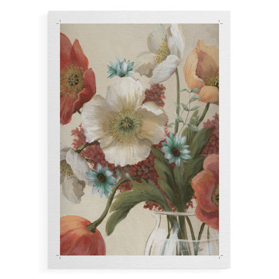 Poppy Time II - Impression sur toile seulement - NON-CADRE