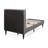 Cholet Tufted Upholstered Low Profile Platform Bed-442087462-442087467