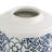 Ceramic White Decorative Jars with Spanish Tile Patterns Set