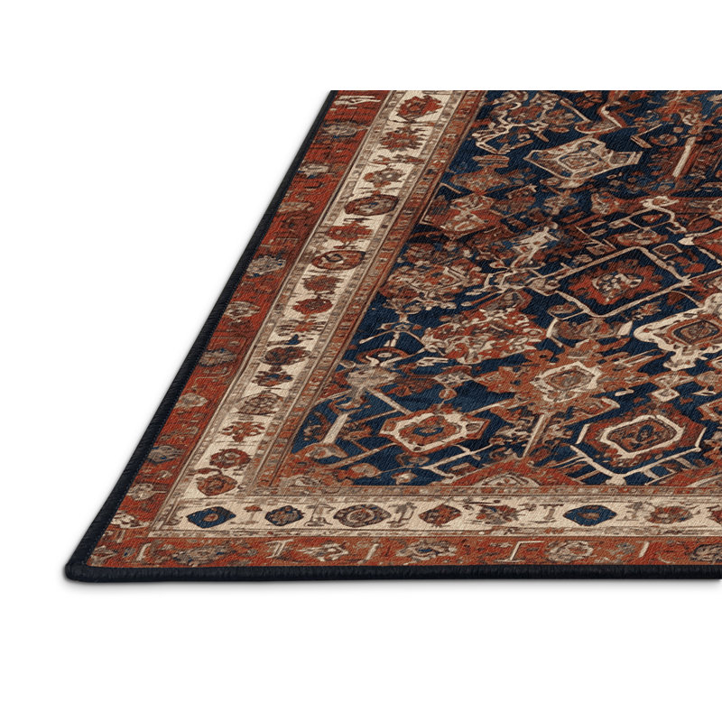 Tapis brun lavable à la machine, Rectangulaire 8 pi x 10 pi