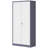 36 Inch Wide Metal Nordman Storage Cabinets with Lock and Adjustable Shelves(72'' H X 36'' W X 18'' D), White and Grey-813876211-813876210
