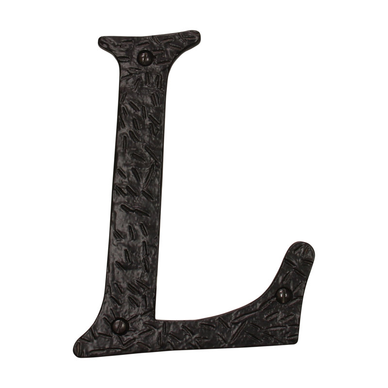 Lettre 6 po H, L