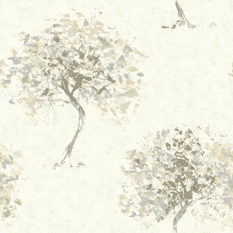 Dejahn Wallpaper 10m x 53 cm Textured Metallic Roll, Beige