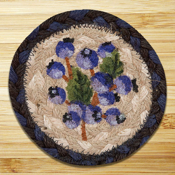  IC-312 Blueberry Printed Coaster 5"x5"