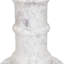 Esparquy End Table-Veined White Marble Solid