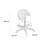 Bouley Adjustable Height Lab Stool with Footring Wheels