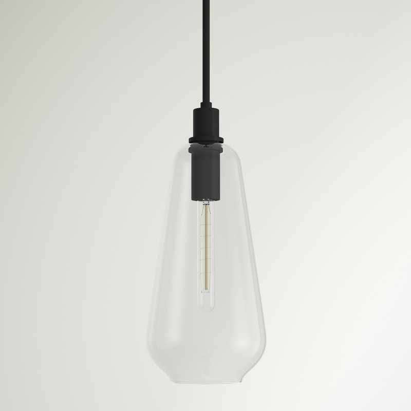Luminaire suspendu sphérique 1 lumière Caudillo, Noir