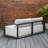 Parlington Outdoor Black/Oyster Sofa