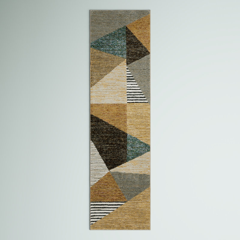 Sippel Abstract Indoor Rug, Runner 2'3" x 8'