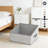Foldable Trapezoid Storage Bins With Handles, Closet Organizers And Storage Baskets For Toys, Books, Clothes, 8-Pack Blended Gray-64126574-64126571