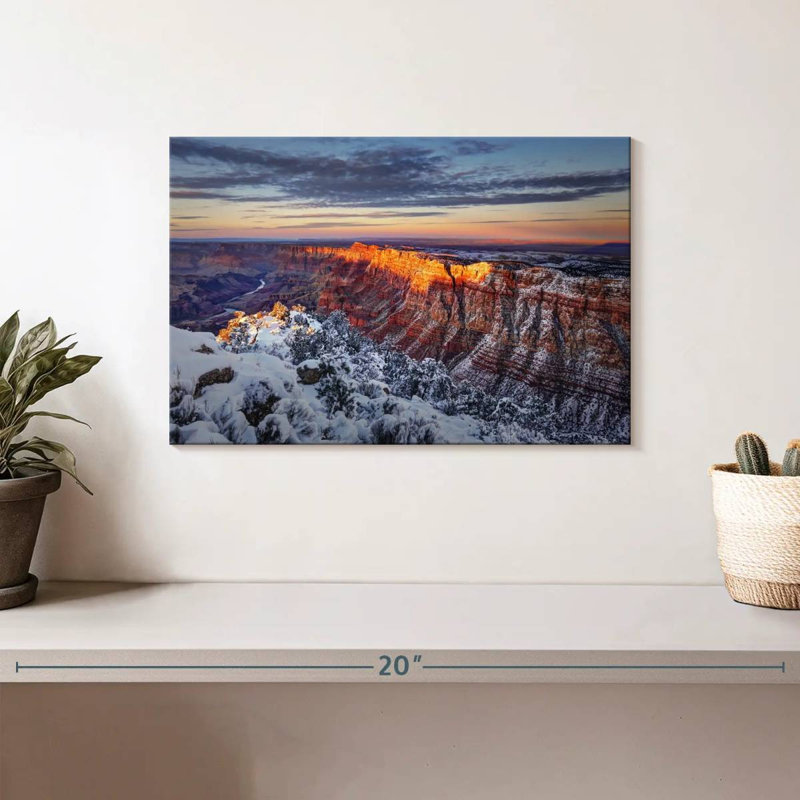 Alvord Grand Canyon en hiver, H 8 po x l 12 po