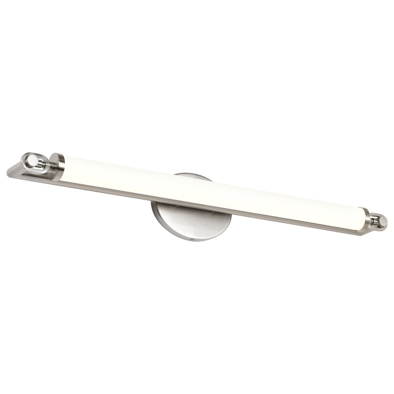 Misaye - LED Vanity Acrylic Lens, Brushed Nickel