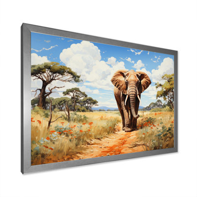 African Savannah Stroll II sur impression sur toile