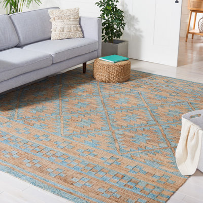 Kayleigh-Marie Kilim Flat Weave Jute Southwestern Rug