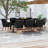 Rectangular 8 - Person 78.7" Long Dining Set with Cushions