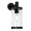 Black 28.5cm H Outdoor Armed Sconce