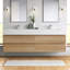 Ensemble de meuble-lavabo double mural 72 po Babajide-586463850