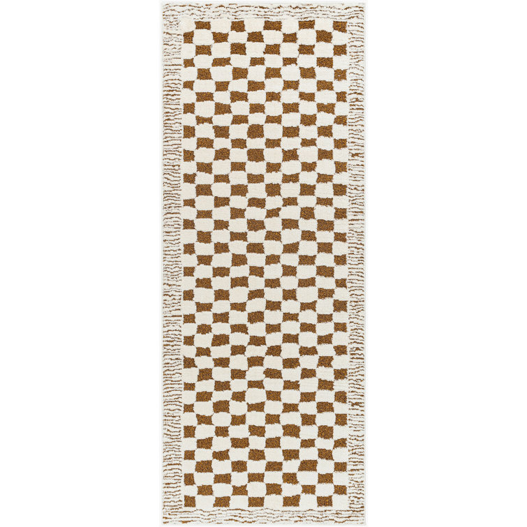 Freud Checkered Area Rug