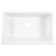 Grace Crisp White Fireclay 34" Single Bowl Quick-Fit Undermount Farmhouse Kitchen Sink and Drain