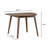 Aurora Modern Space-Saving Solid Wood Corner Dining Table-121600648