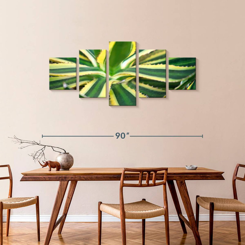 Pure Agave, 36" H x 80" W