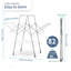 Steel Foldable Gullwing Drying Rack