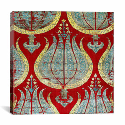 "Renegar Lampas Textile with Tulips Lamella Turquie", impression sur toile