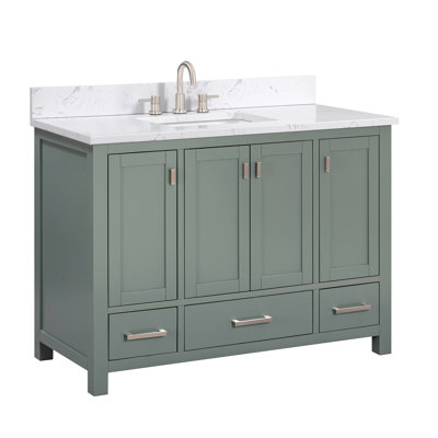 Modero 48" Single Bathroom Vanity with Top