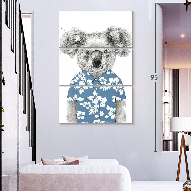 Brampt Summer Koala, 74" H x 48" W